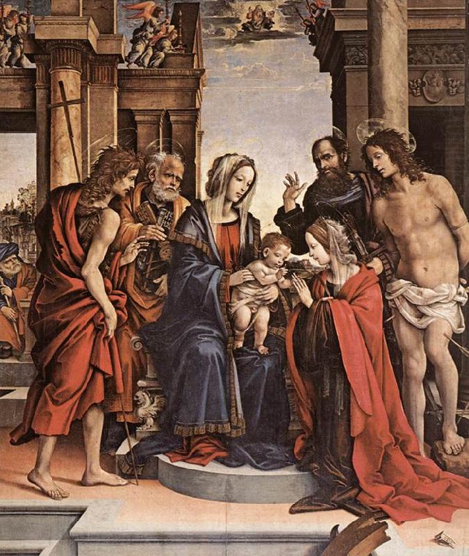 The Marriage of St Catherine gwt, LIPPI, Filippino